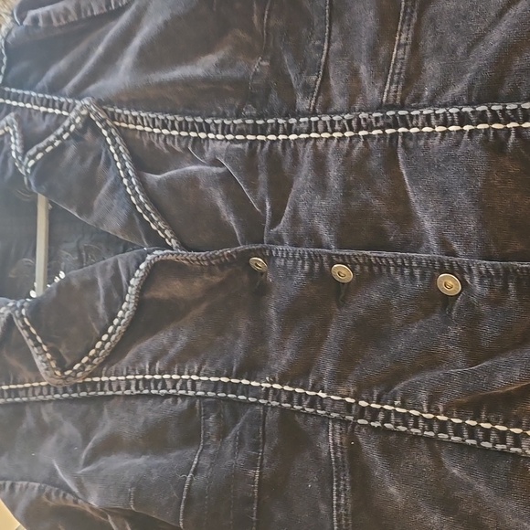 Vintage Ethyl Long Embellished Corduroy Jacket - Picture 6 of 8